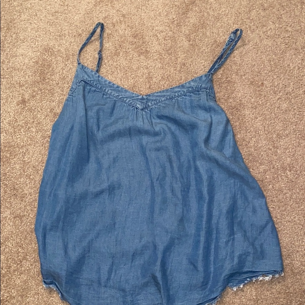 Jean tank top